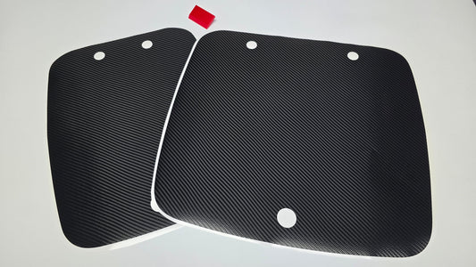 Dekorfolie Carbon für Glasabdeckung der Küche bei Hymer ML-T Exsis Modern Comfort