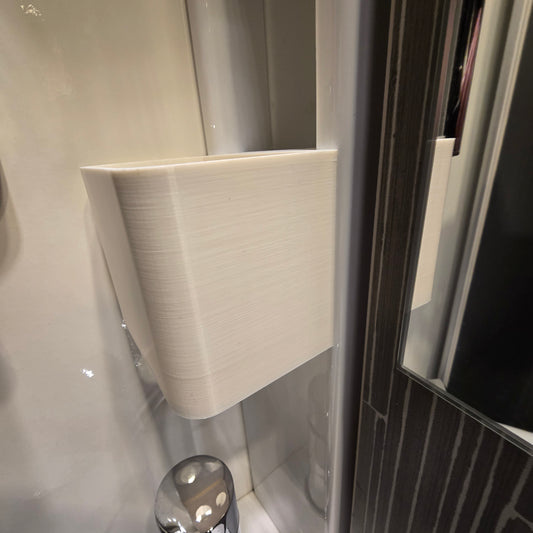 Zusatzablage für Dusche bei Hymer MLT 570