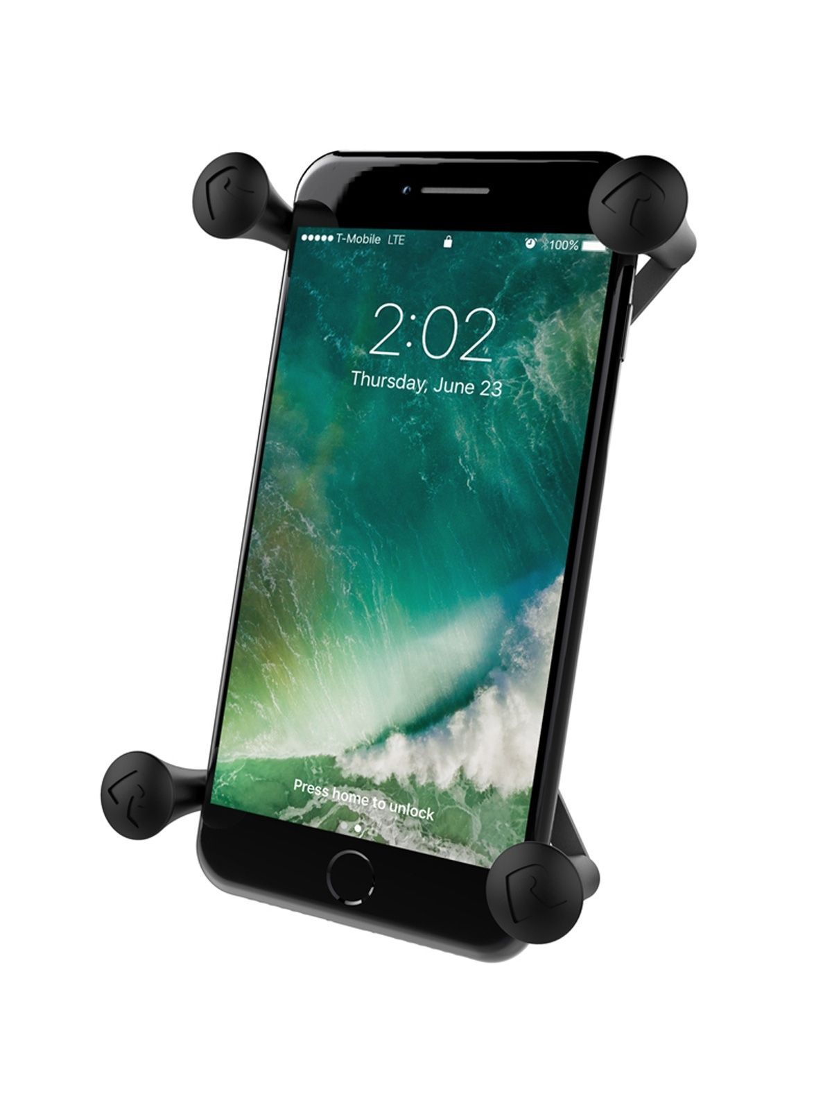 RAM Mounts X-Grip Halteklammer für Smartphones groß bis 114,3 mm Breite - B-Kugel (1 Zoll)