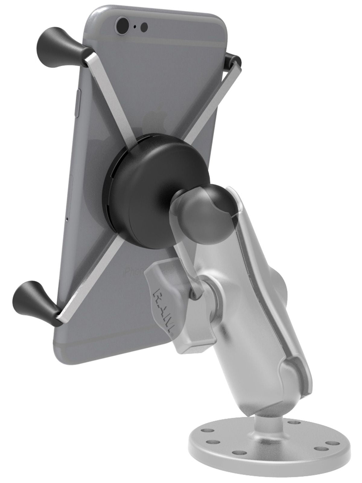 RAM Mounts X-Grip Halteklammer für Smartphones groß bis 114,3 mm Breite - B-Kugel (1 Zoll)