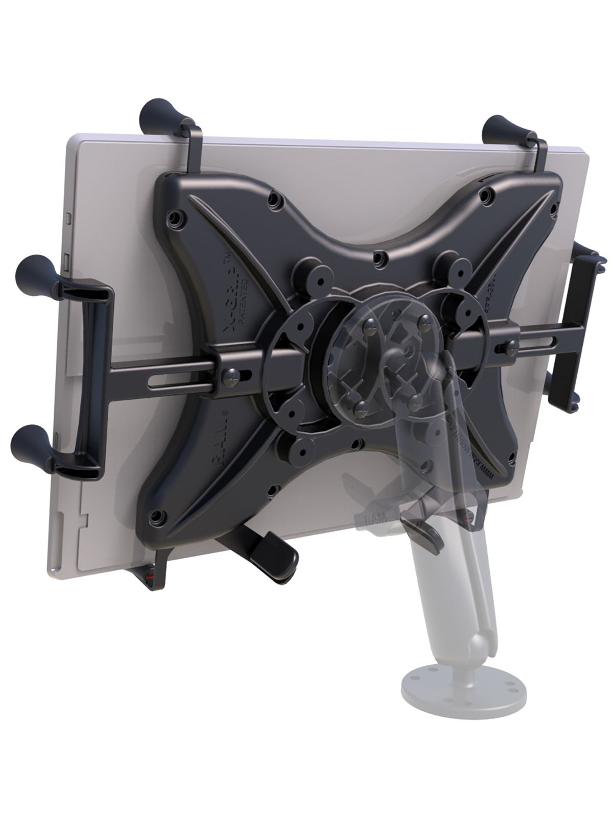RAM Mounts X-Grip Halteklammer für Tablets (12-13 Zoll) - AMPS-Anbindung