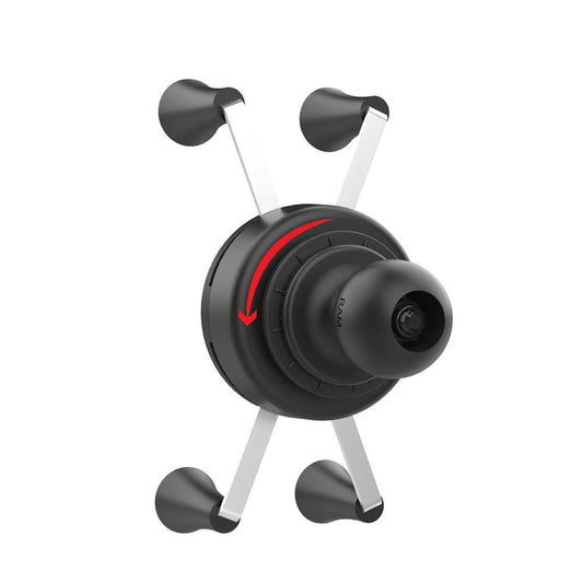 RAM Mounts X-Grip-Halteklammer mit Rotation für Smartphones klein bis 82,6 mm Breite - B-Kugel (1 Zoll)