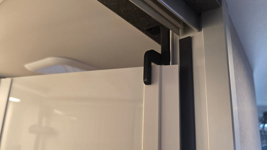Arretierung für Klappduschwand am Hymer ML-T 570 ab Modelljahr 2024
